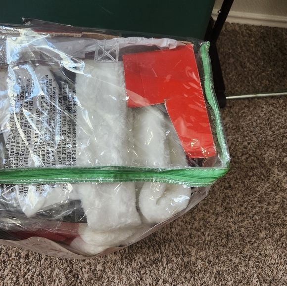 Plush Santa Suit Adult Standard - Picture 4 of 10